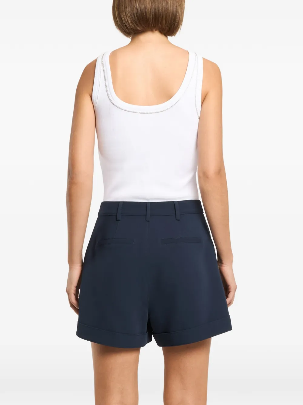 Cinq A Sept Wilma verfraaide tanktop Wit