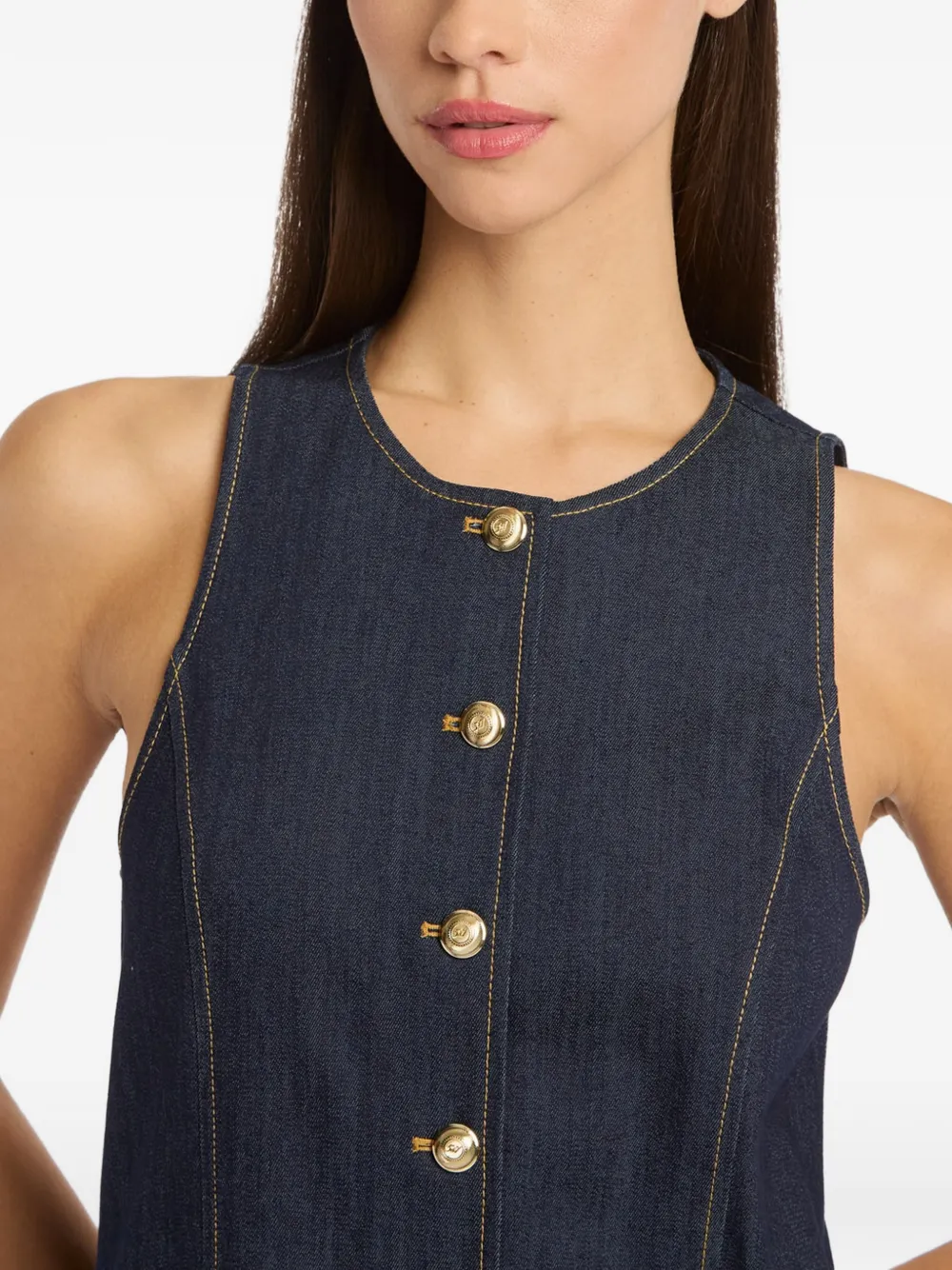 Cinq A Sept Elyse denim jurk Blauw