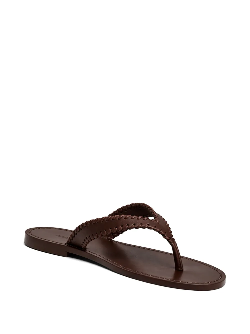 Cinq A Sept Jessica leren sandalen Bruin