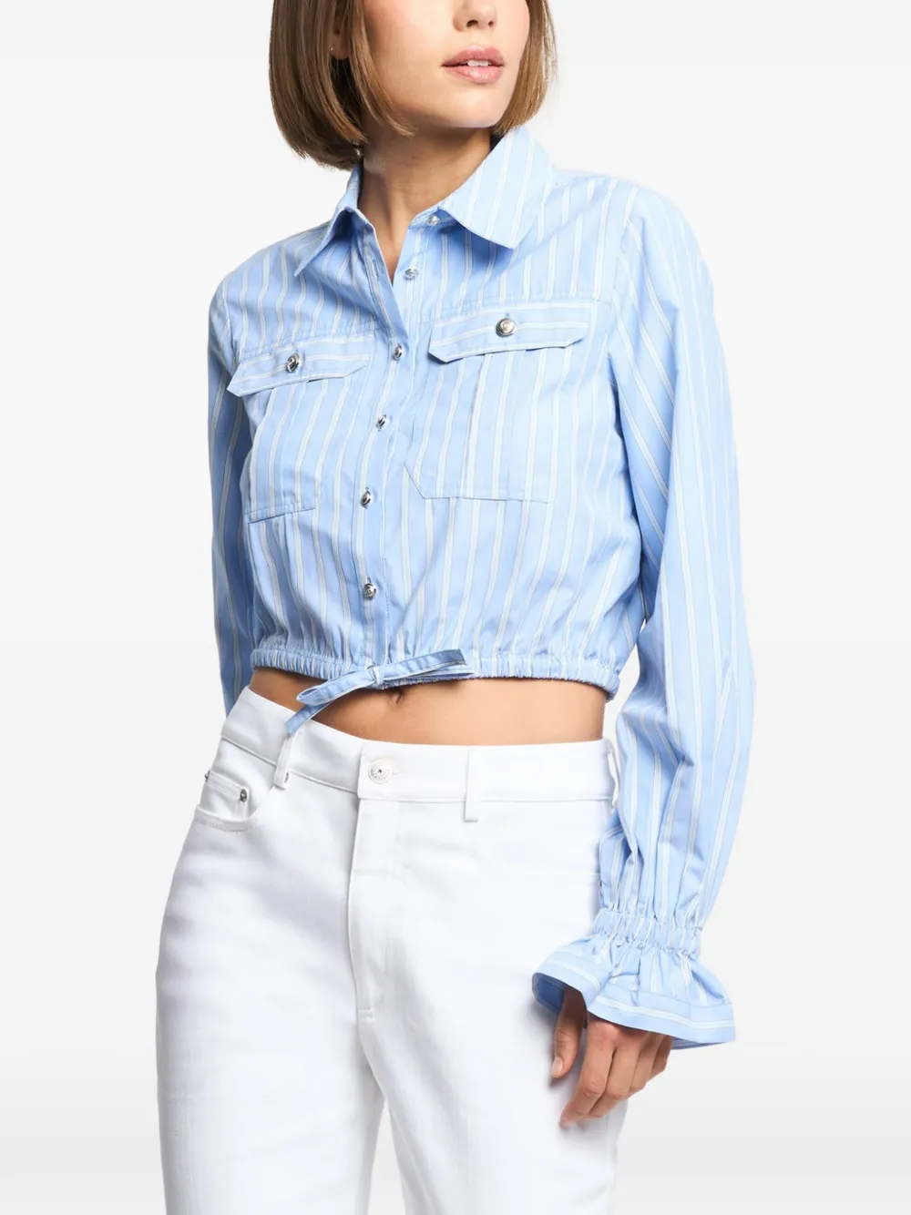 Cinq A Sept Prezley gestreepte blouse Blauw