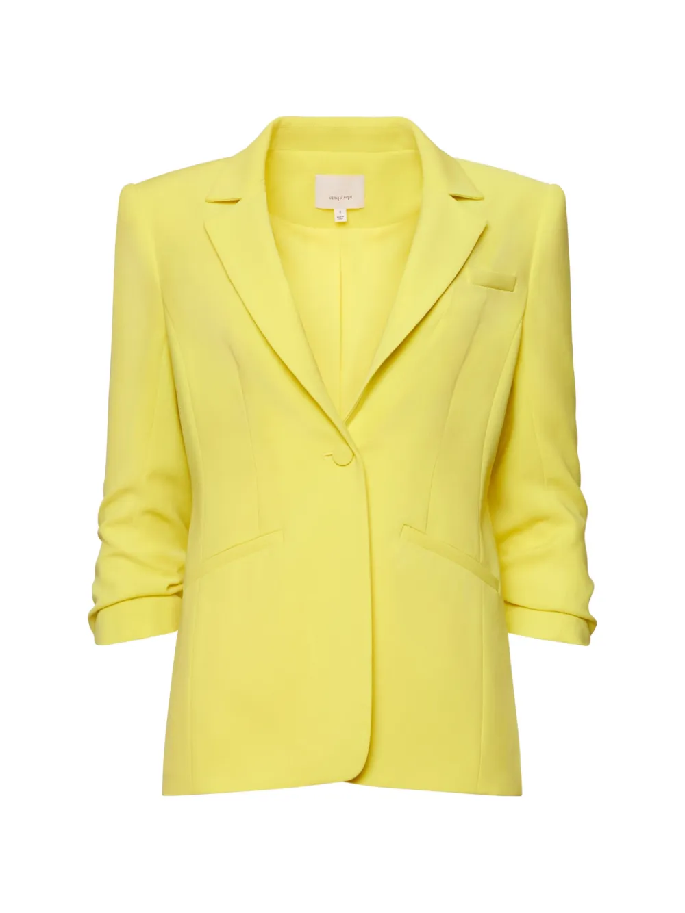 Cinq A Sept Khloe crepe blazer - Giallo
