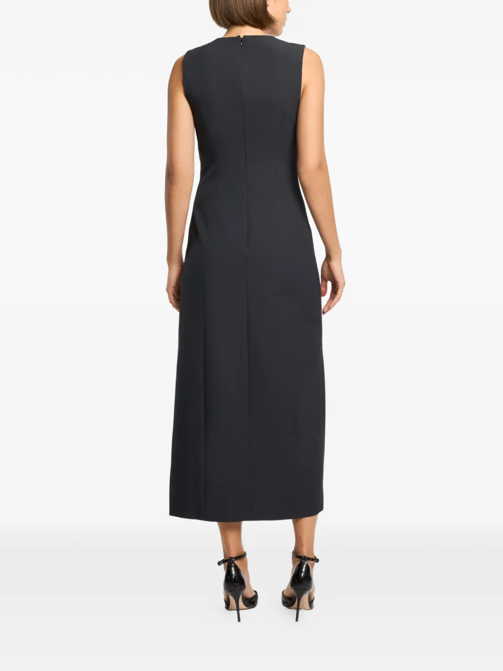 Cinq A Sept Kallen jurk met knopen Blauw
