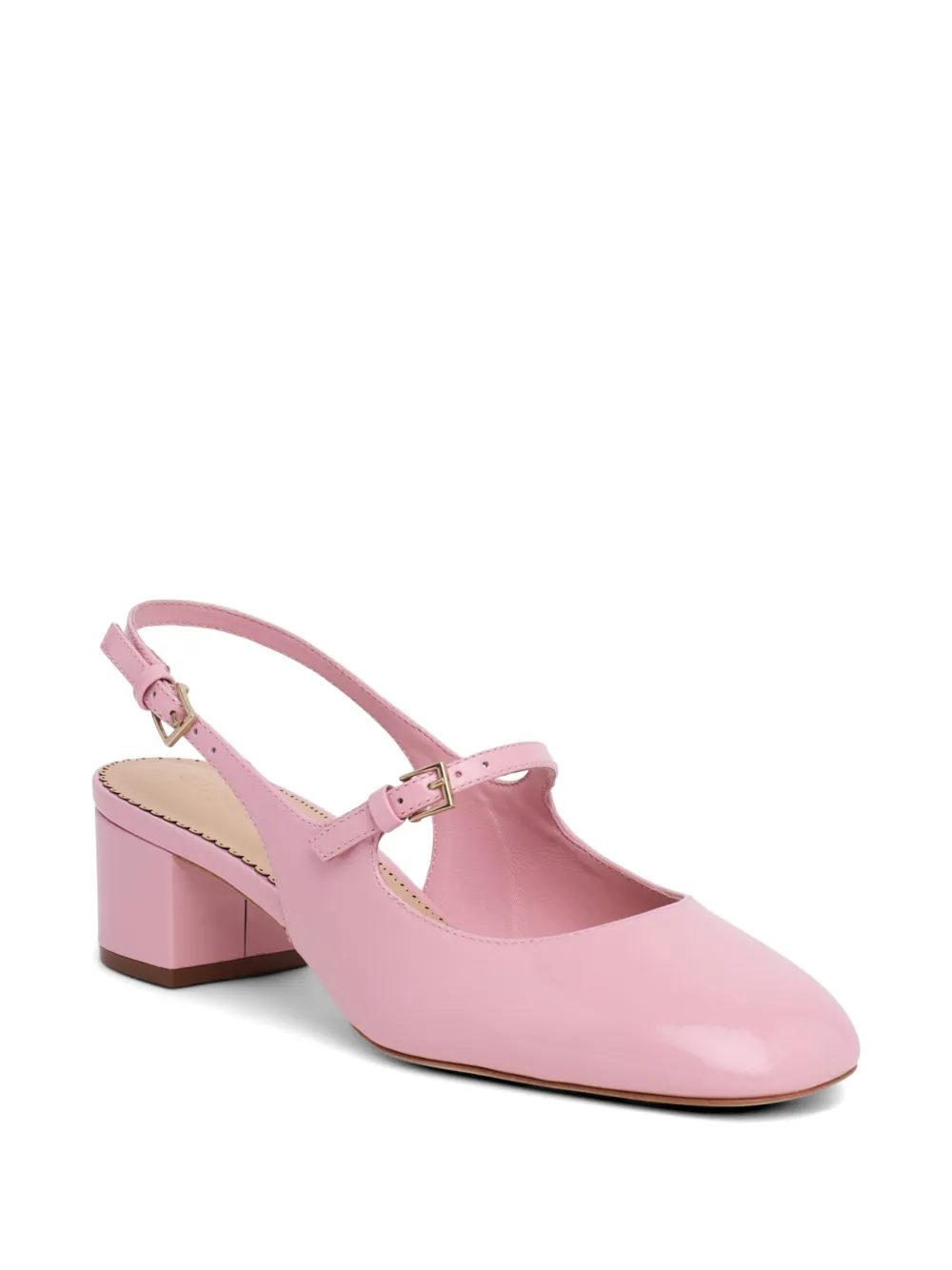 Cinq A Sept Diana leren slingback pumps Roze