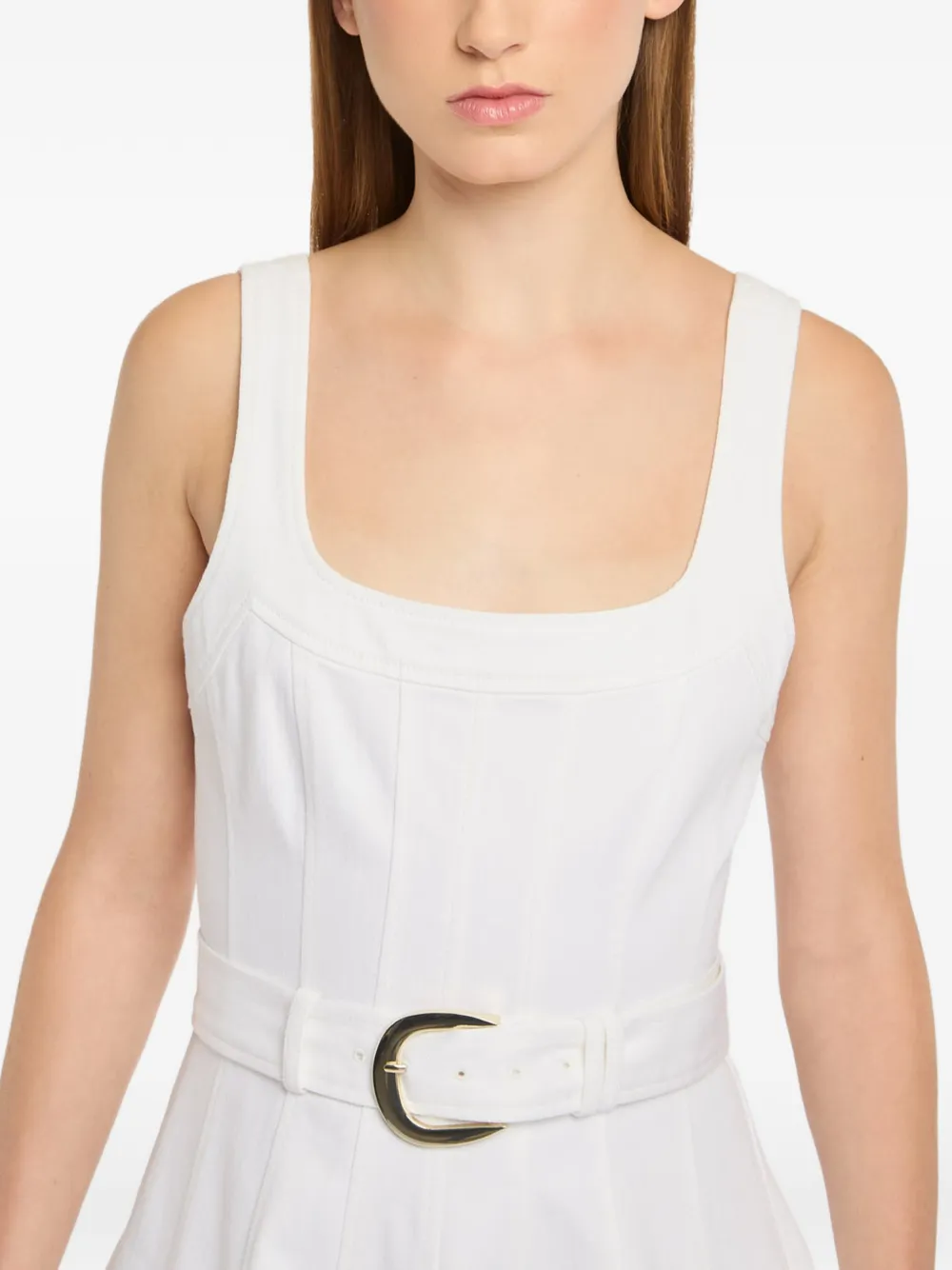 Cinq A Sept Cambree denim jurk Wit