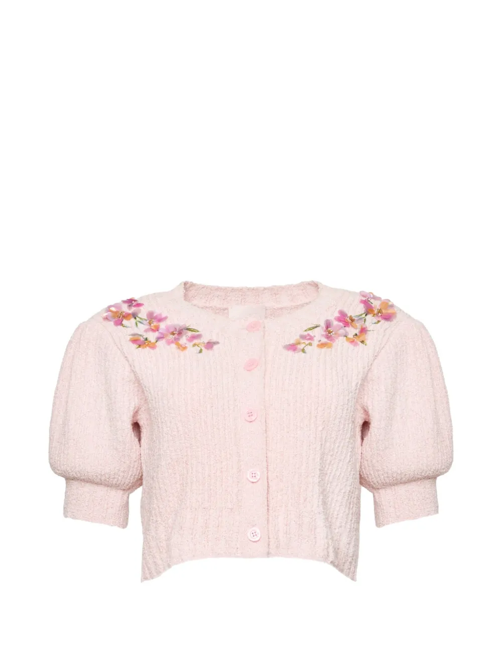 Cinq A Sept Millicent cropped cardigan - Pink