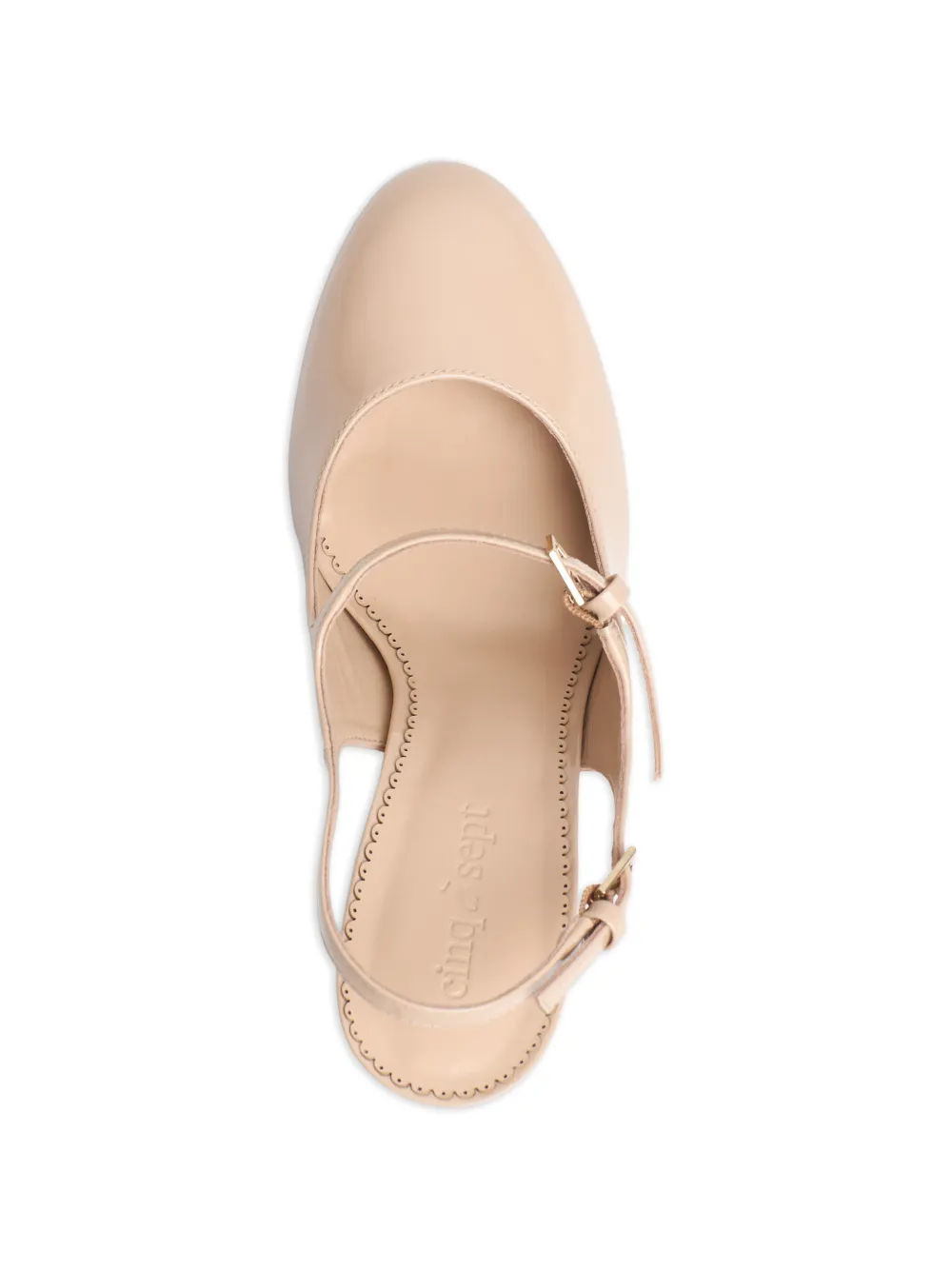  Cinq A Sept Lola Slingback Mules - Neutrals 