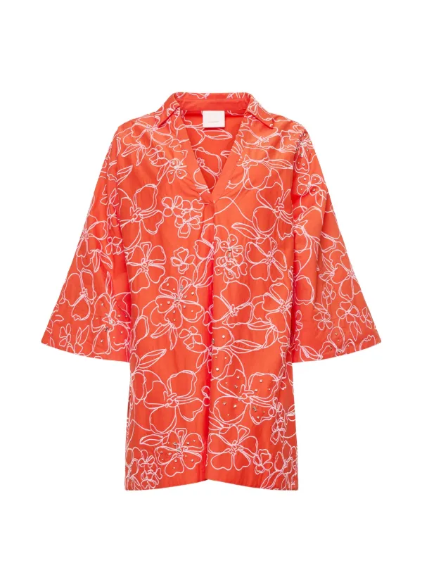 cinq a sept orange dress Cinq a Sept Lezlie Jersey Sleeveless Racerback Midi Dress