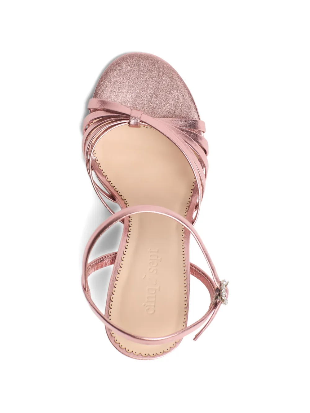 Cinq A Sept Logan sandalen met hak Roze