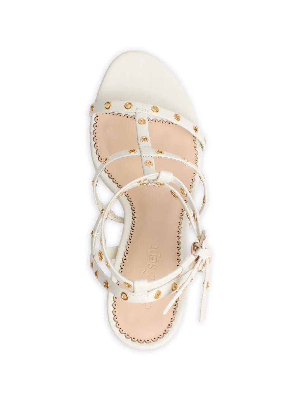 Cinq A Sept Maisie sandalen met hak Wit