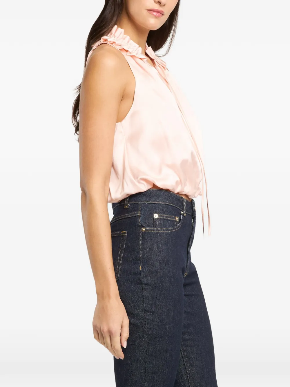  Cinq A Sept Lucianna Ruffled Top - Pink 