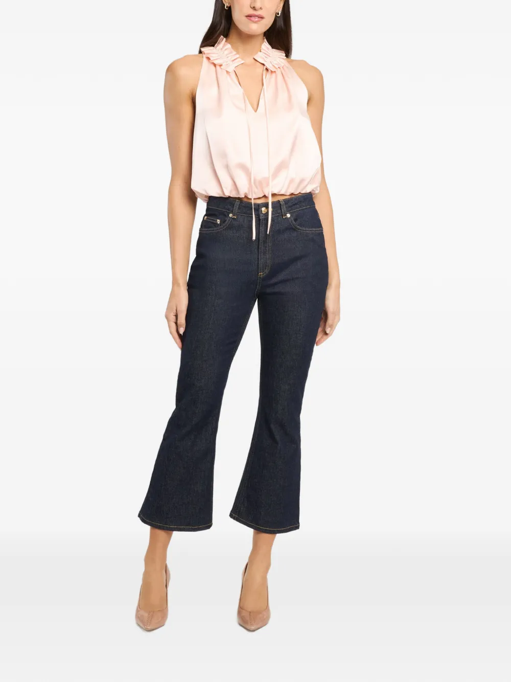  Cinq A Sept Lucianna Ruffled Top - Pink 