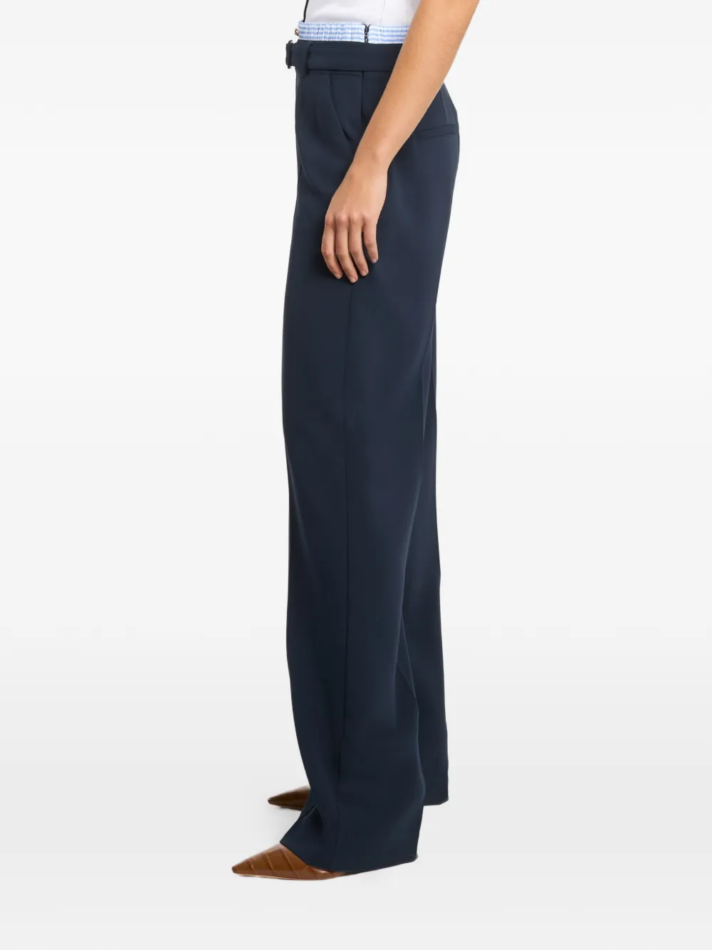 Cinq A Sept Aron straight broek Blauw