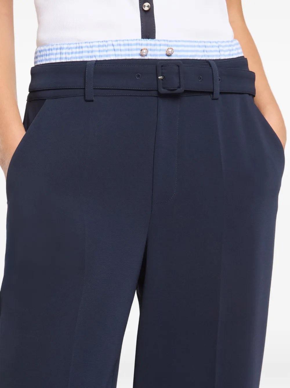 Cinq A Sept Aron straight broek Blauw