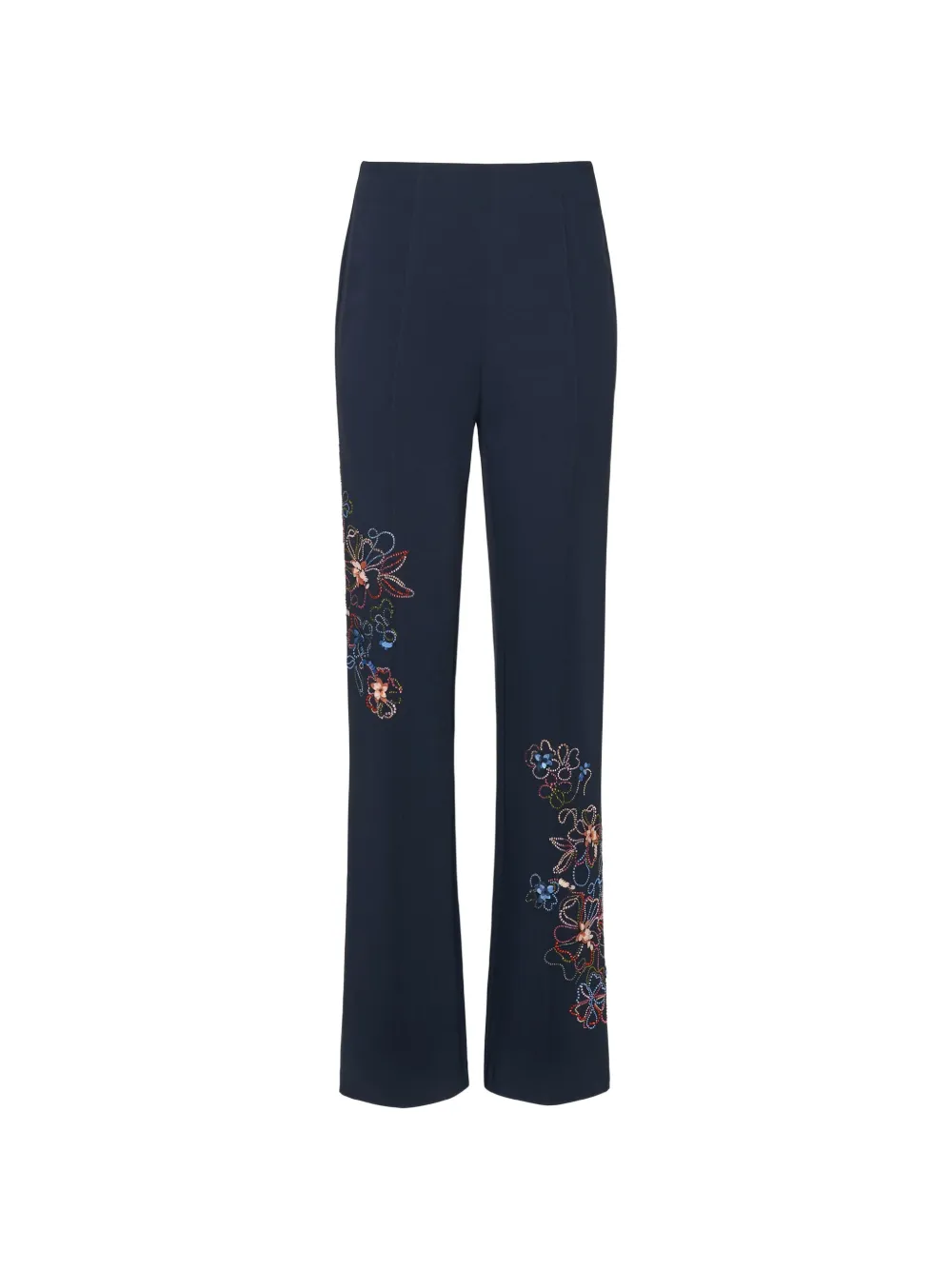 Cinq A Sept Kingsley blooming linework trousers - Blu