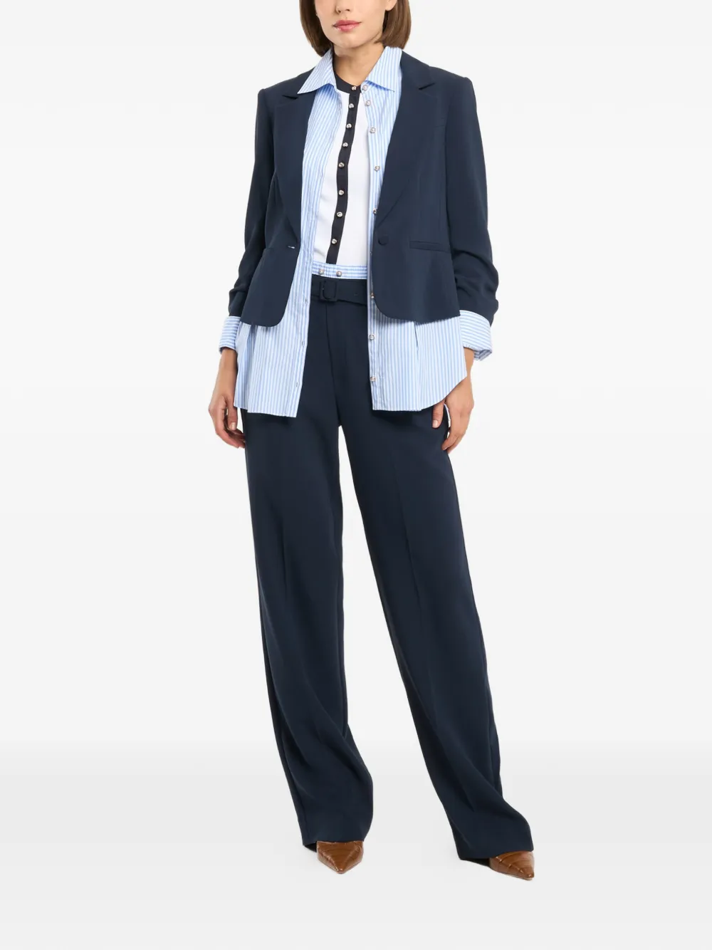 Cinq A Sept Aron gelaagde blazer Blauw