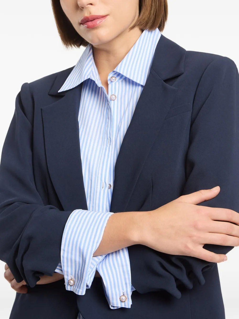 Cinq A Sept Aron gelaagde blazer Blauw
