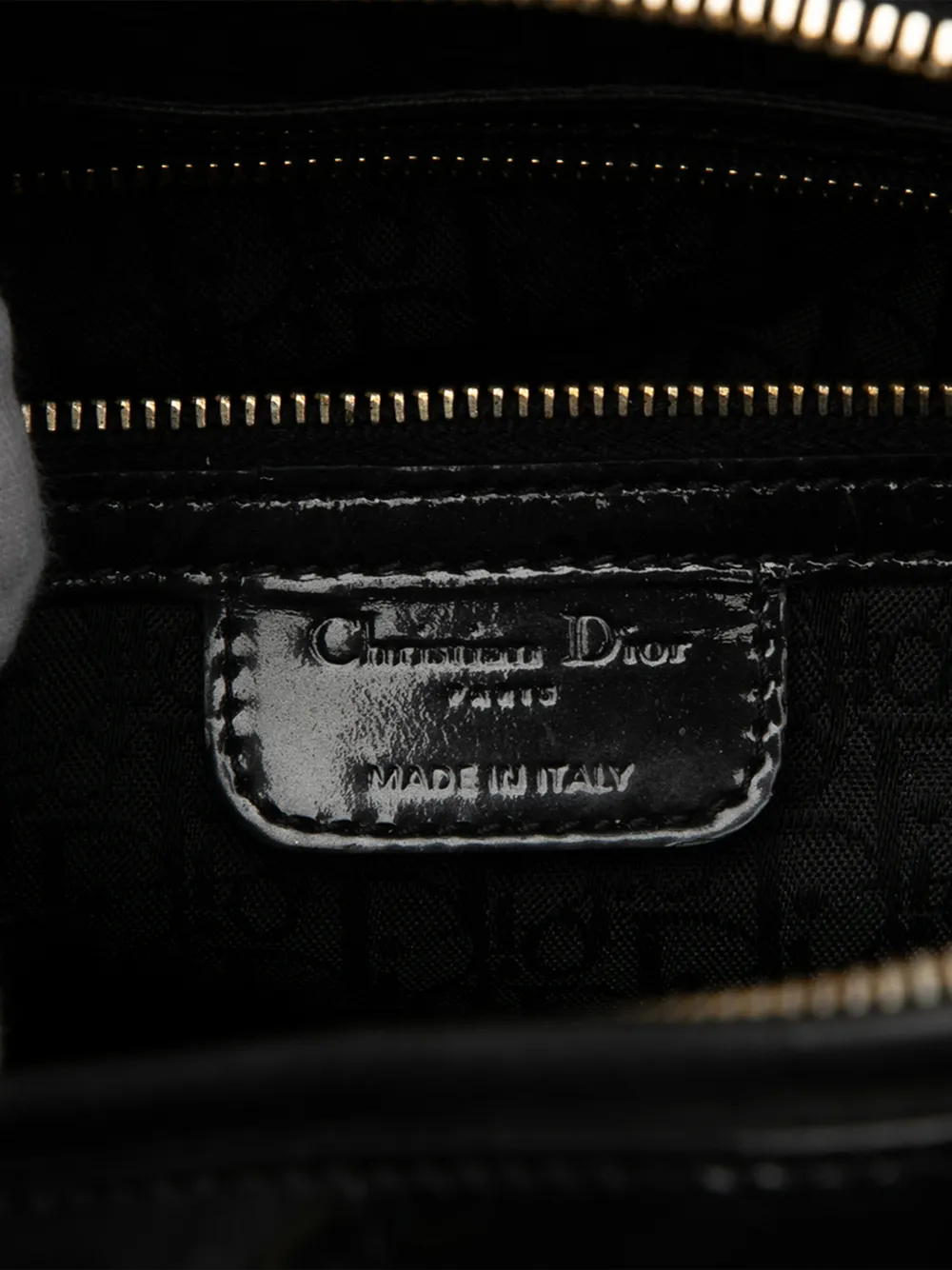 2000-2025 Large Patent Cannage Lady Dior Satchel
