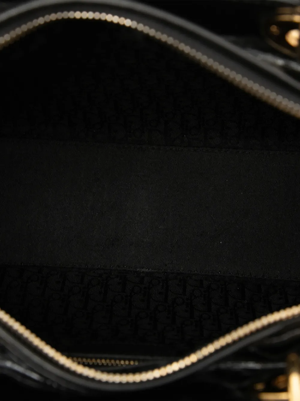 2000-2025 Large Patent Cannage Lady Dior Satchel