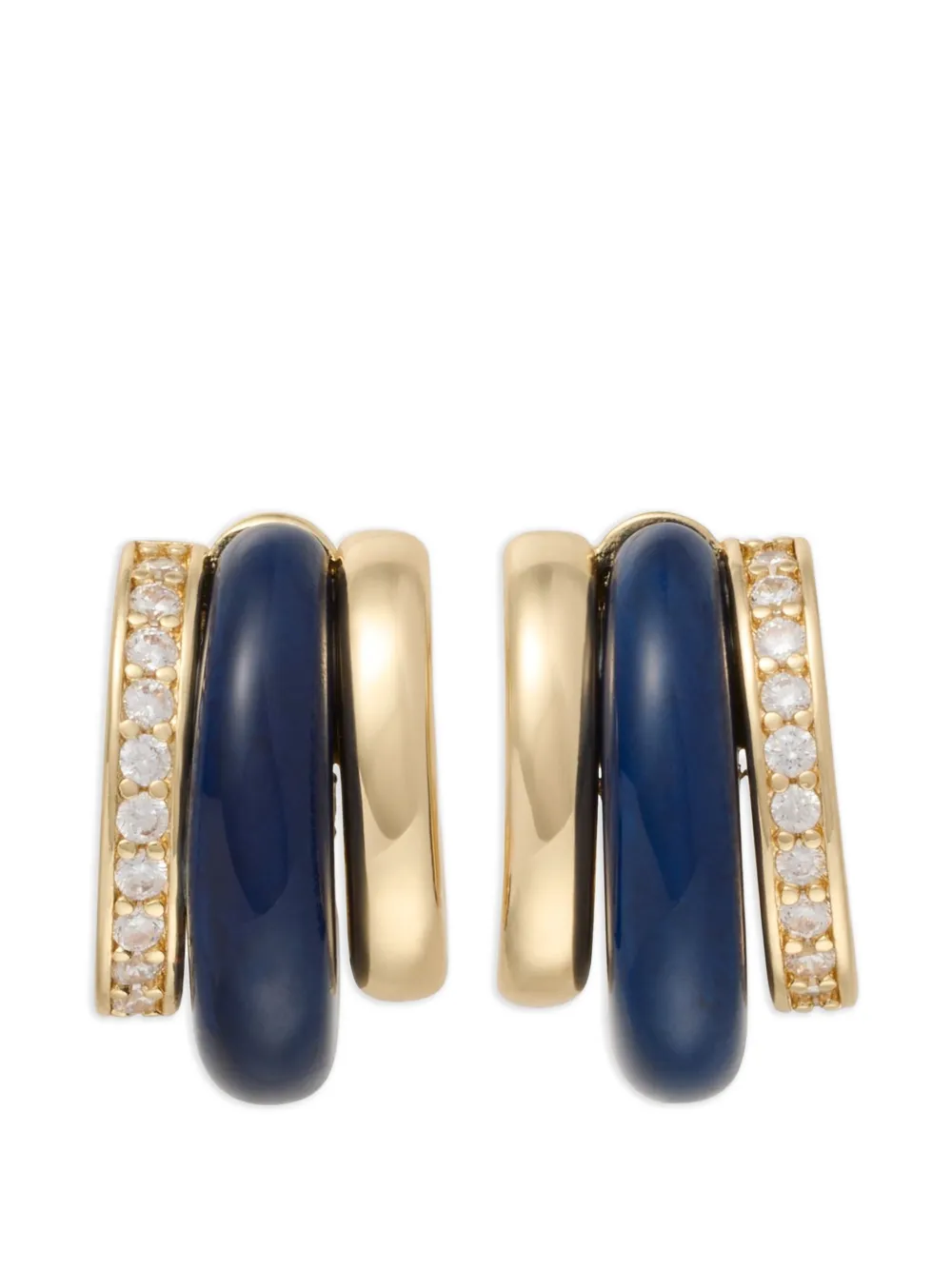 Roxanne Assoulin Orecchini a cerchio The Stone - Oro