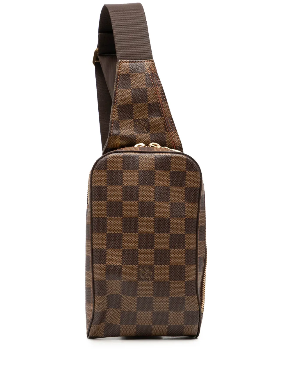 Louis Vuitton Pre-Owned 2005 Damier Ebene Geronimos crossbody bag - Marrone