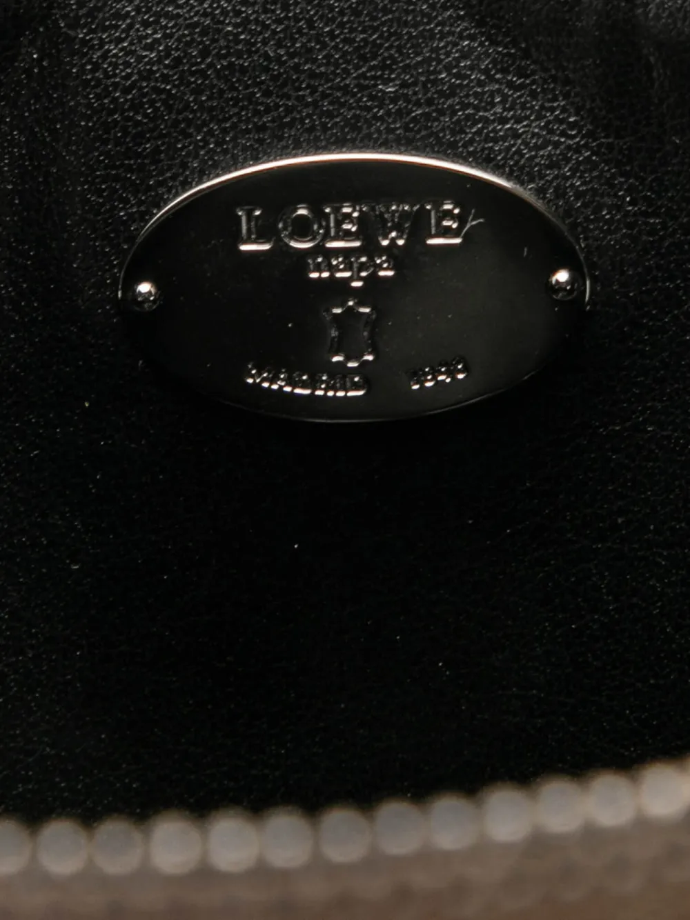 2011 Leather Anagram Pouch