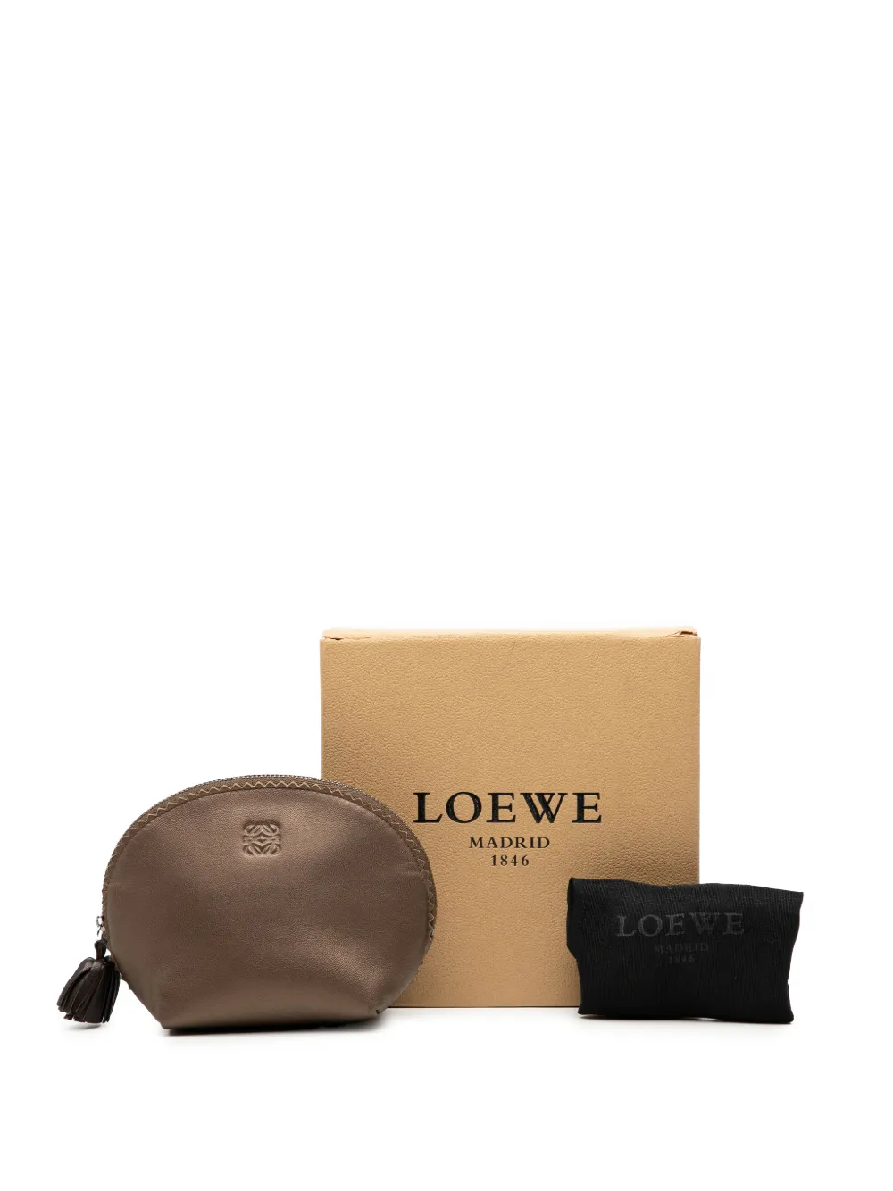 2011 Leather Anagram Pouch
