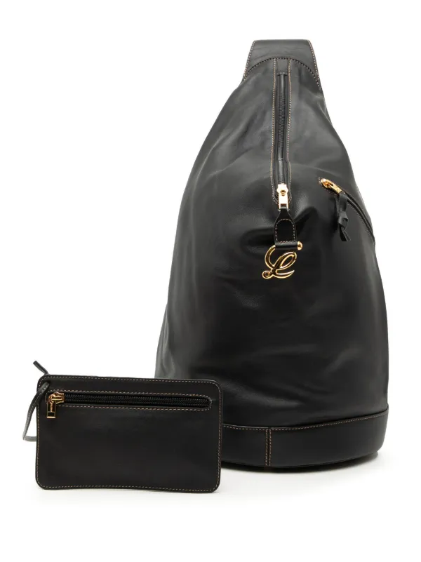 Loewe Pre-Owned 2000-2025 レザー アントン スリング ショルダー