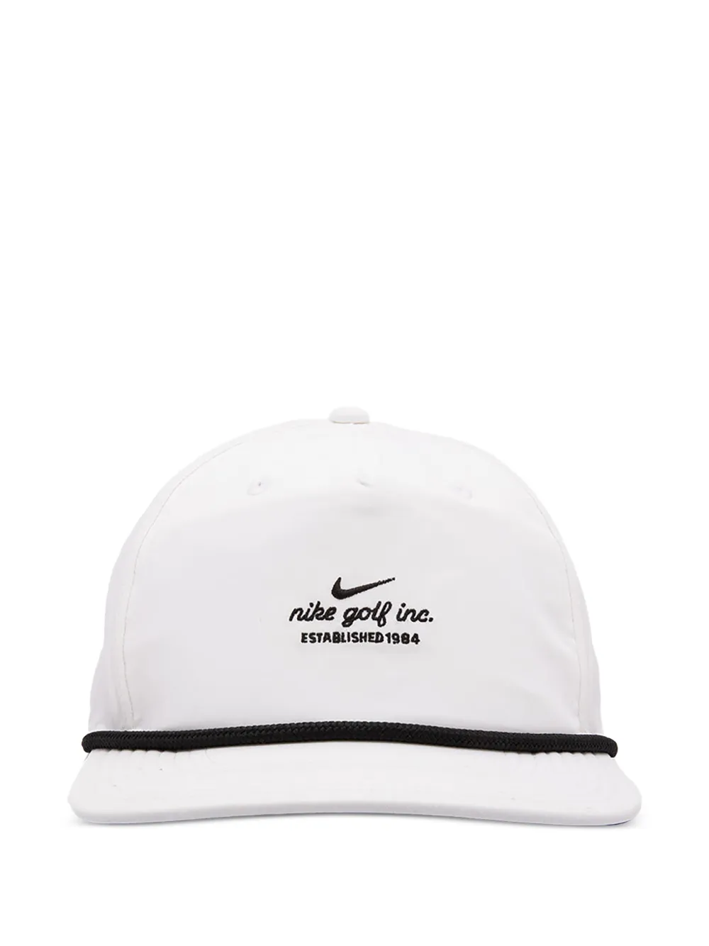 Nike logo-embroidered golf cap - Bianco