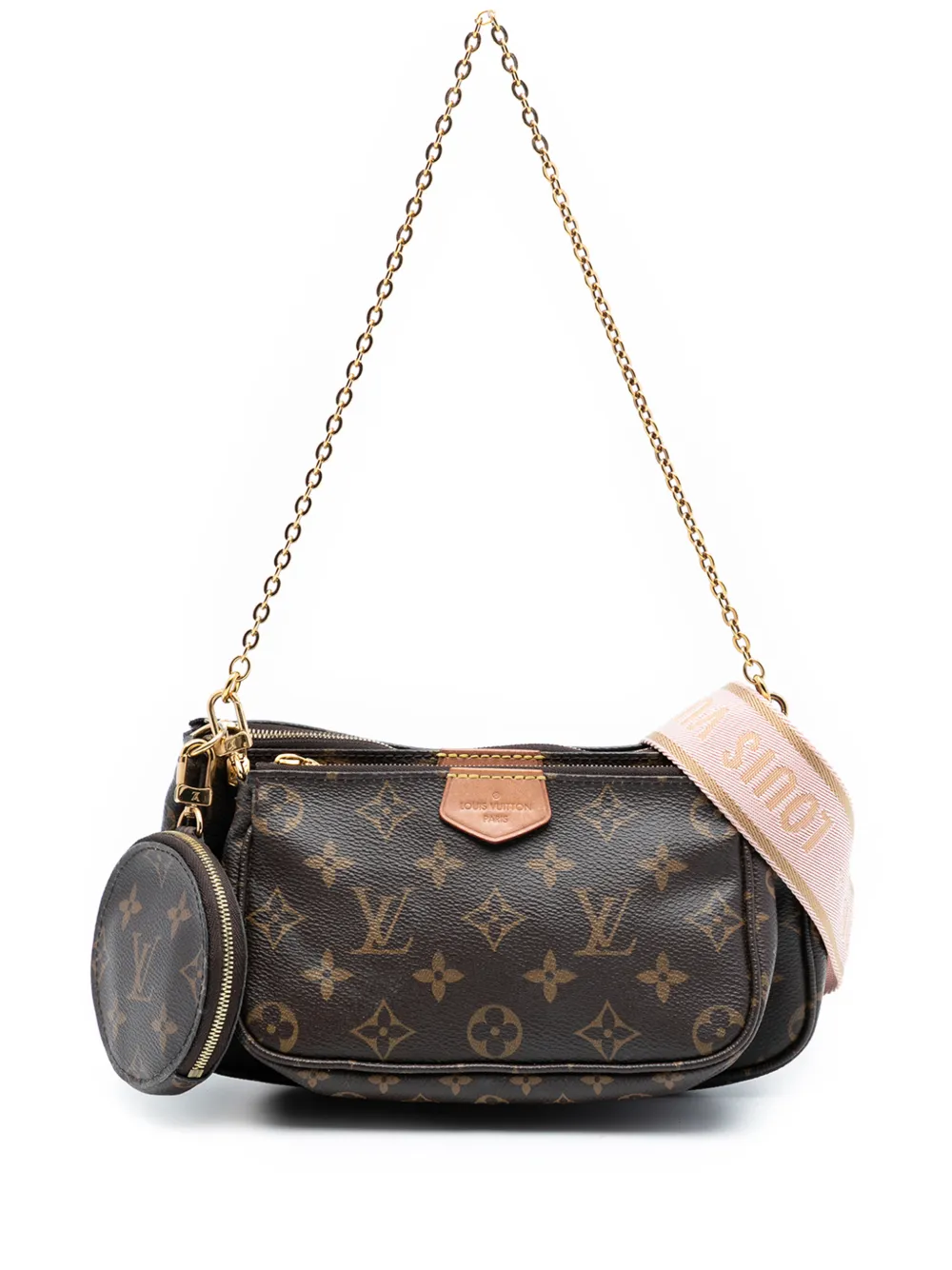 Louis Vuitton Pre-Owned 2020 Monogram Multi Pochette Accessoires satchel - Marrone