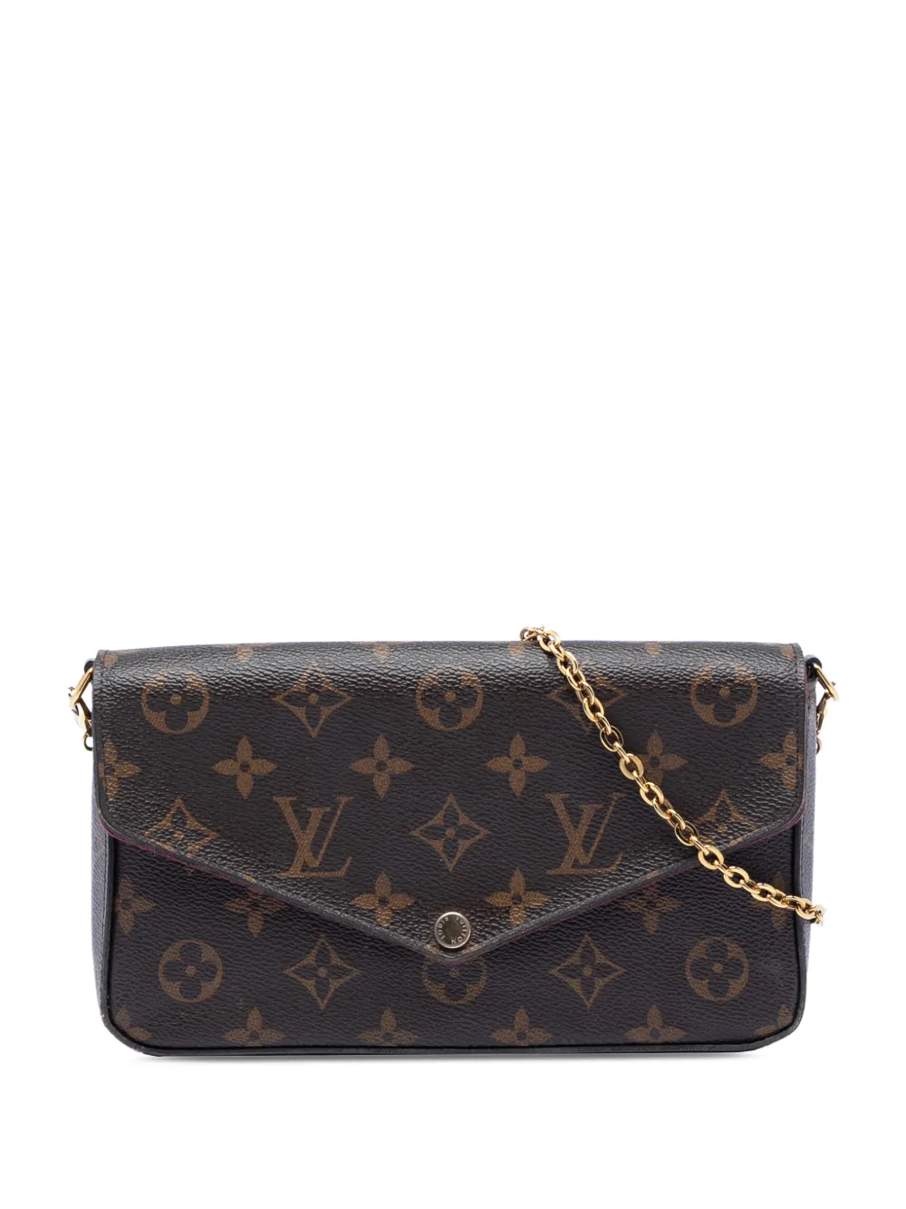 Louis Vuitton Pre-Owned 2019 Monogram Pochette Felicie crossbody bag - Marrone