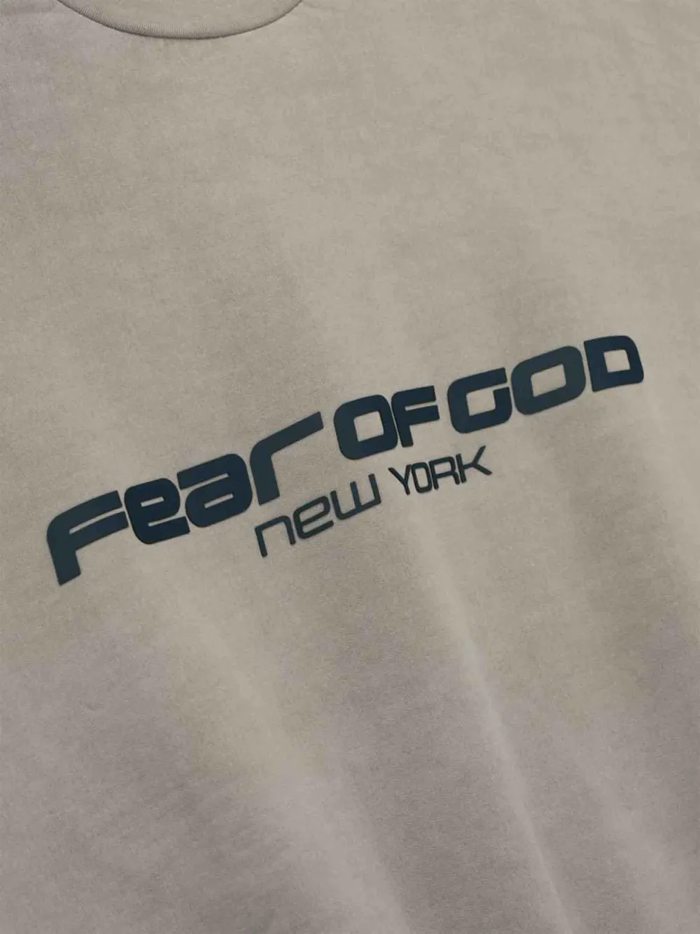 FEAR OF GOD ESSENTIALS Sweater met logodetail Grijs