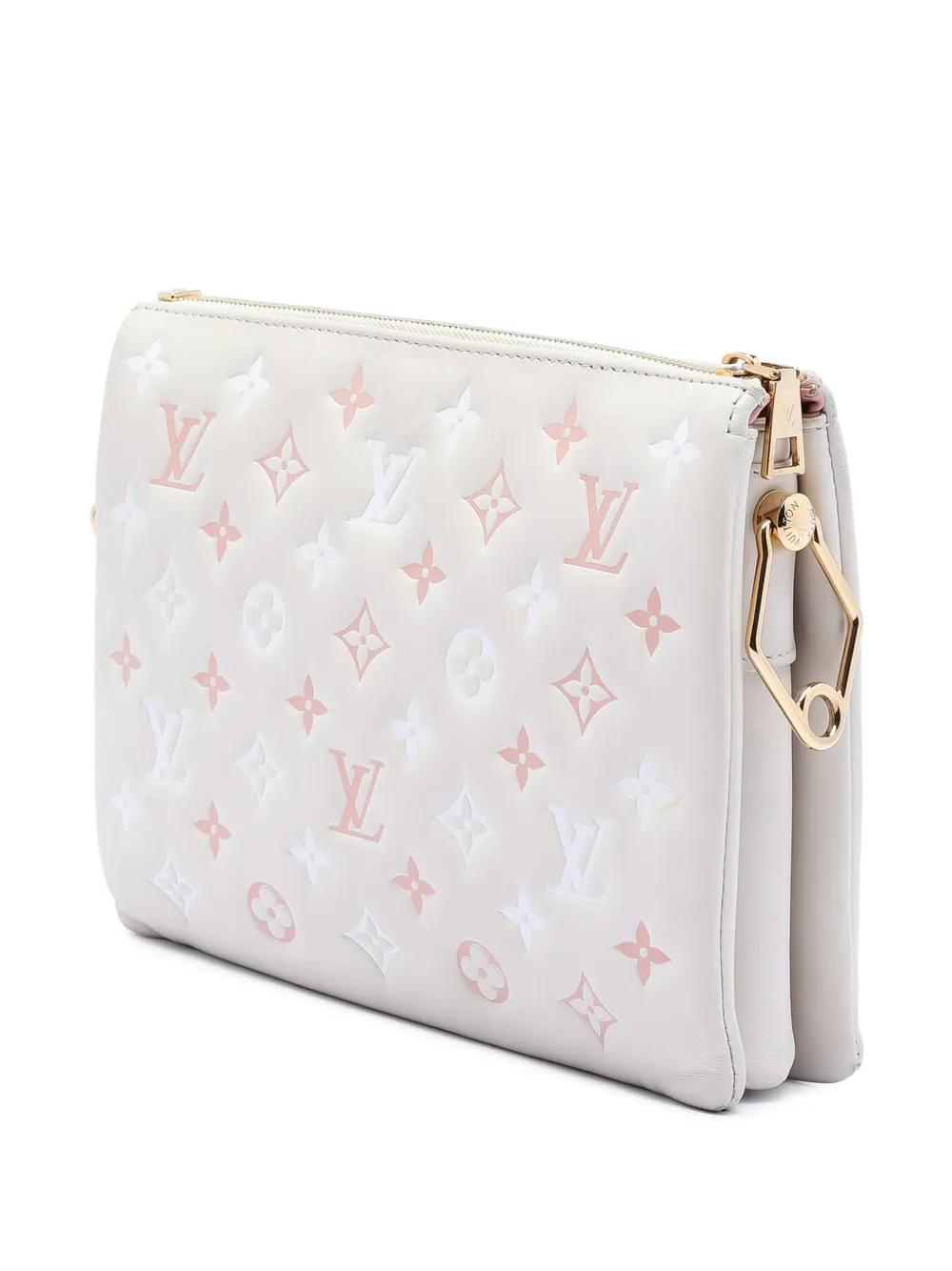 2021-2025 Tricolor Monogram Embossed Lambskin Coussin Pm Satchel
