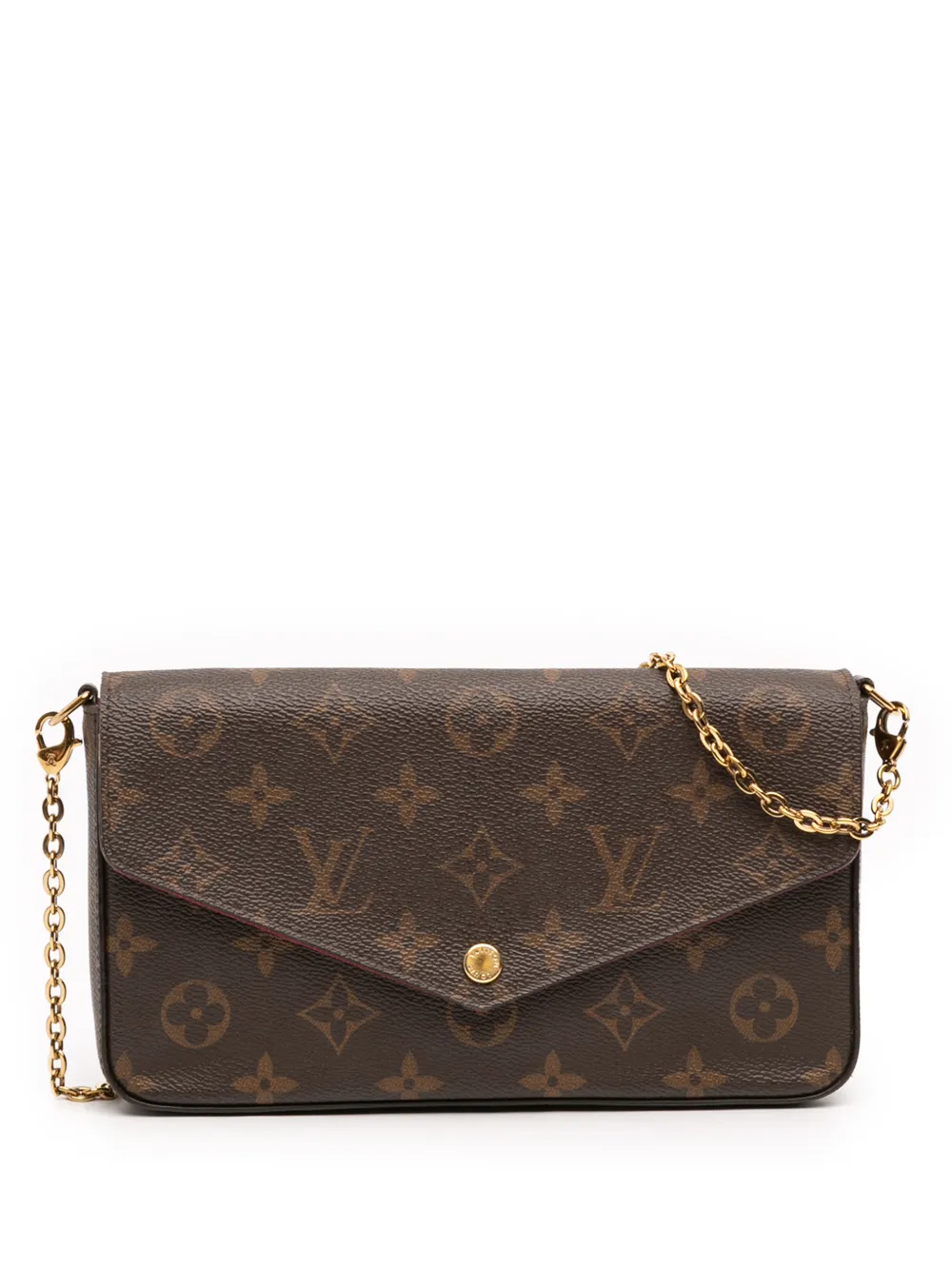 Louis Vuitton Pre-Owned 2020 Monogram Pochette Felicie crossbody bag - Marrone