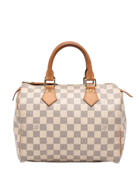 Louis Vuitton Pre-Owned bolsa boston Speedy 25 en Damier Azur 2013