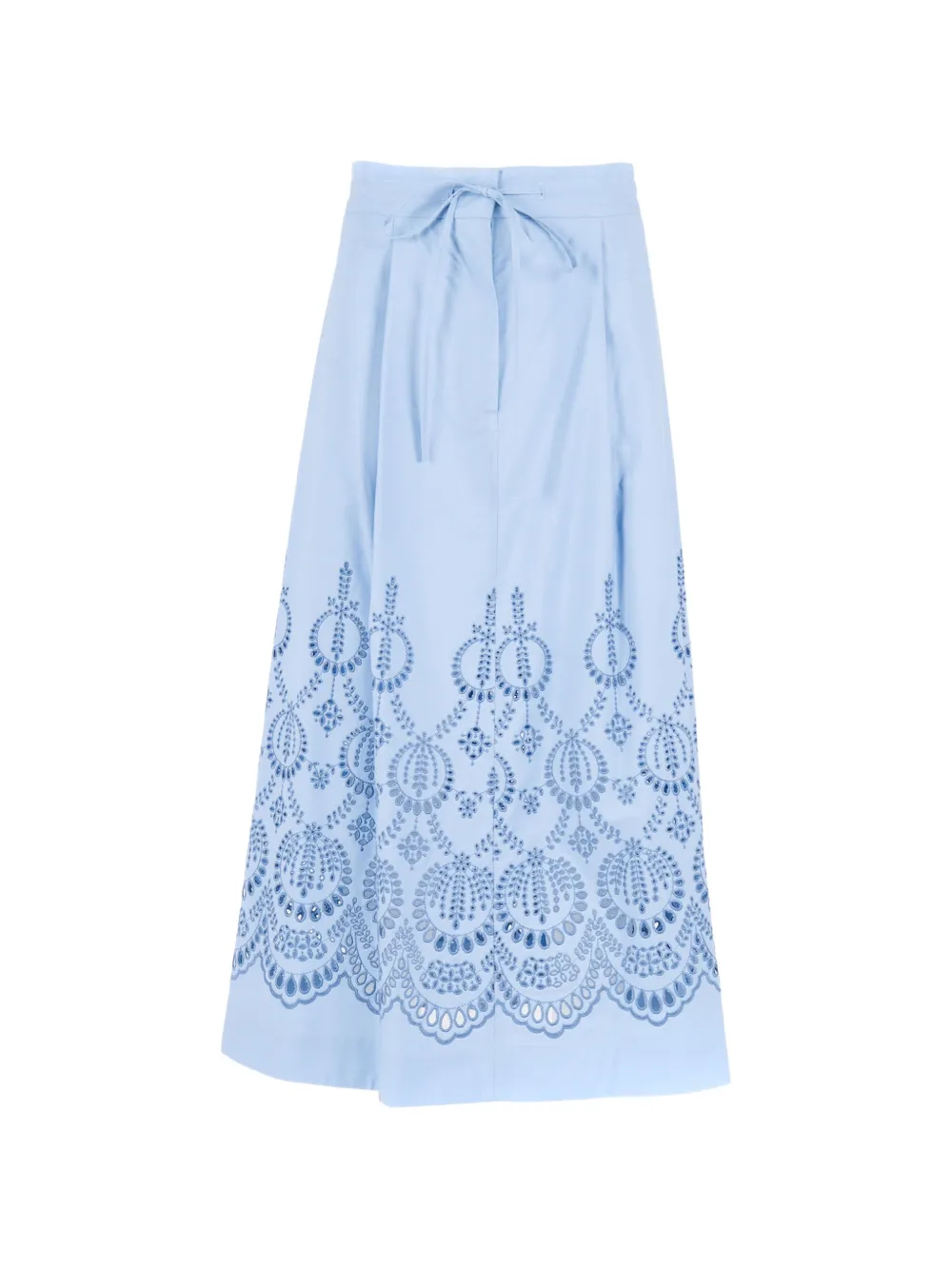 P.A.R.O.S.H. embroidery skirt - Blu
