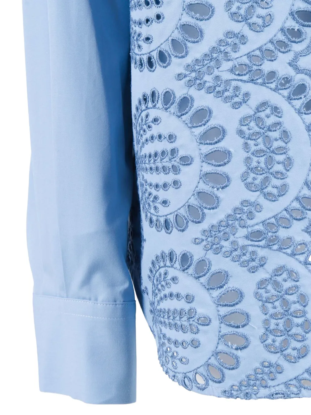 P.A.R.O.S.H. Blouse verfraaid met uitgesneden details Blauw