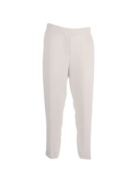 P.A.R.O.S.H. elasticated-waistband turn-up trousers