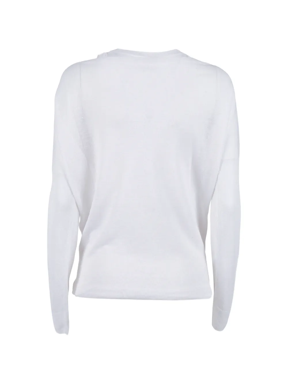  P.a.r.o.s.h. Cut-out Long-sleeve Top - White 