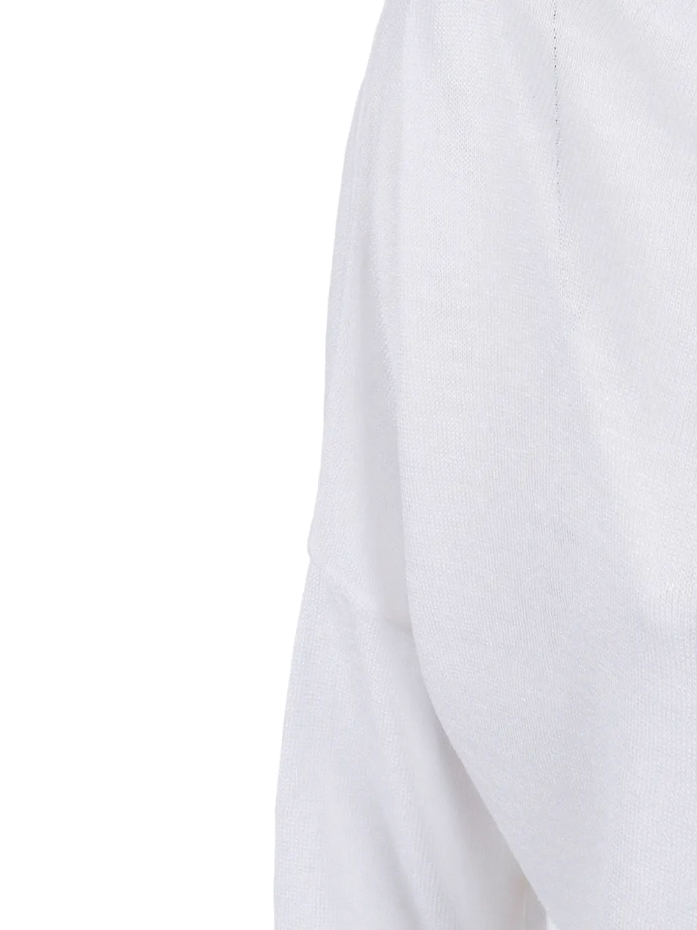  P.a.r.o.s.h. Cut-out Long-sleeve Top - White 
