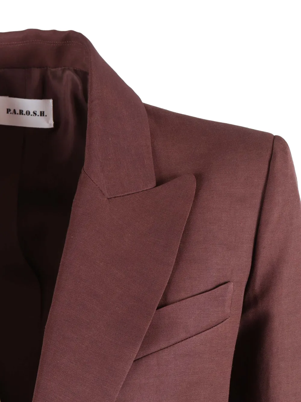  P.a.r.o.s.h. Single-breasted Jacket - Brown 