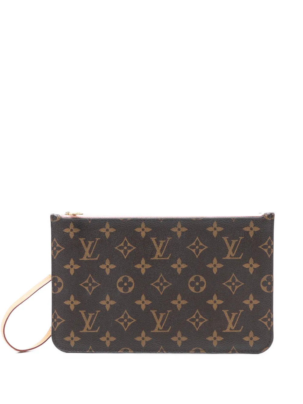 Louis Vuitton Pre-Owned 2016 Monogram Neverfull Pouch clutch bag - Marrone