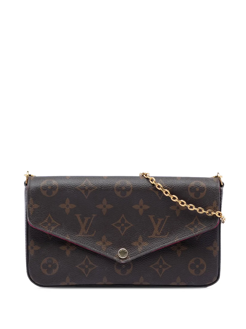 Louis Vuitton Pre-Owned 2021-2026 Monogram Pochette Felicie crossbody bag - Marrone
