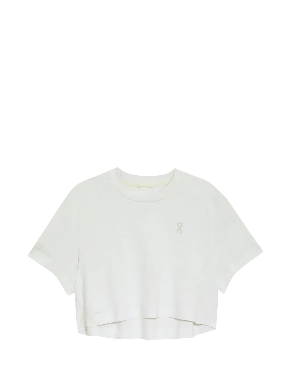 On Train-T cropped T-shirt - Bianco