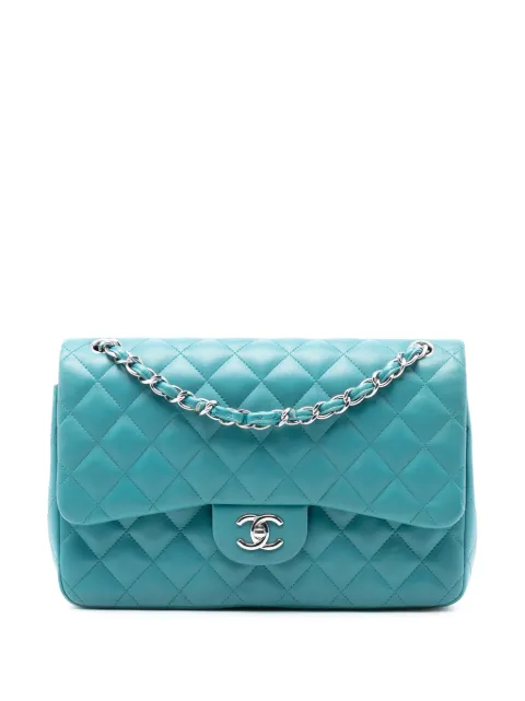 CHANEL Pre-Owned 2014-2015 Jumbo Classic Lambskin Double Flap shoulder bag