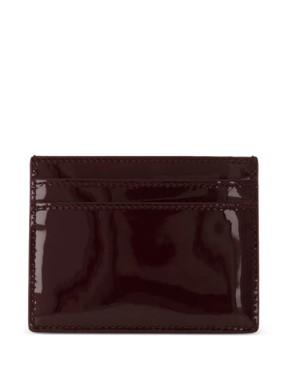 Saint Laurent Logo-stamp Cardholder - Red 