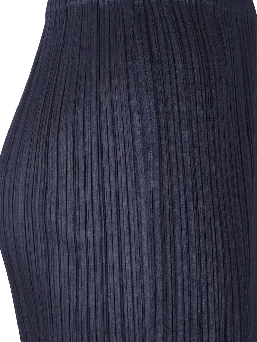 Pleats Please Issey Miyake Pleated Midi Skirt - Blue 