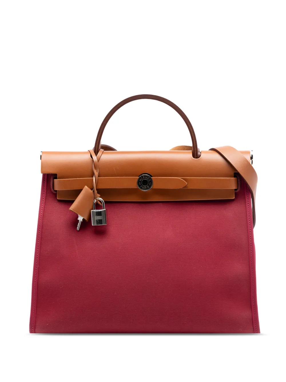 Hermès Pre-Owned 2015 Toile Herbag Zip 31 satchel - Rosa