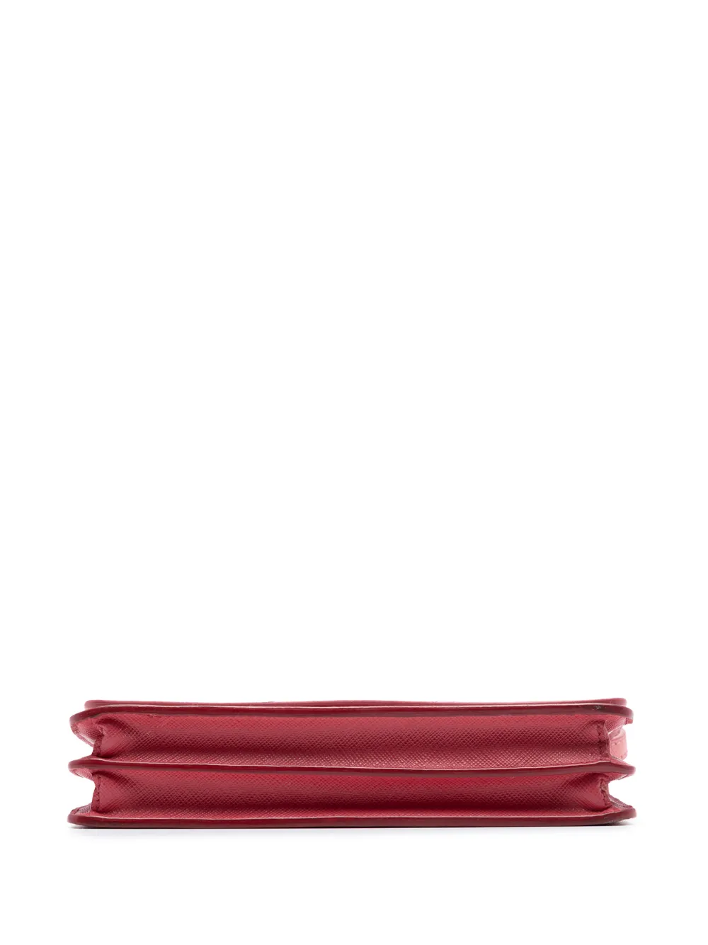 2010-2026 Bicolor Saffiano Lux Wallet On Strap Crossbody Bag