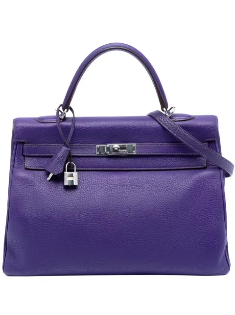 Hermès Pre-Owned 2014 Clemence Kelly II Retourne 35 satchel