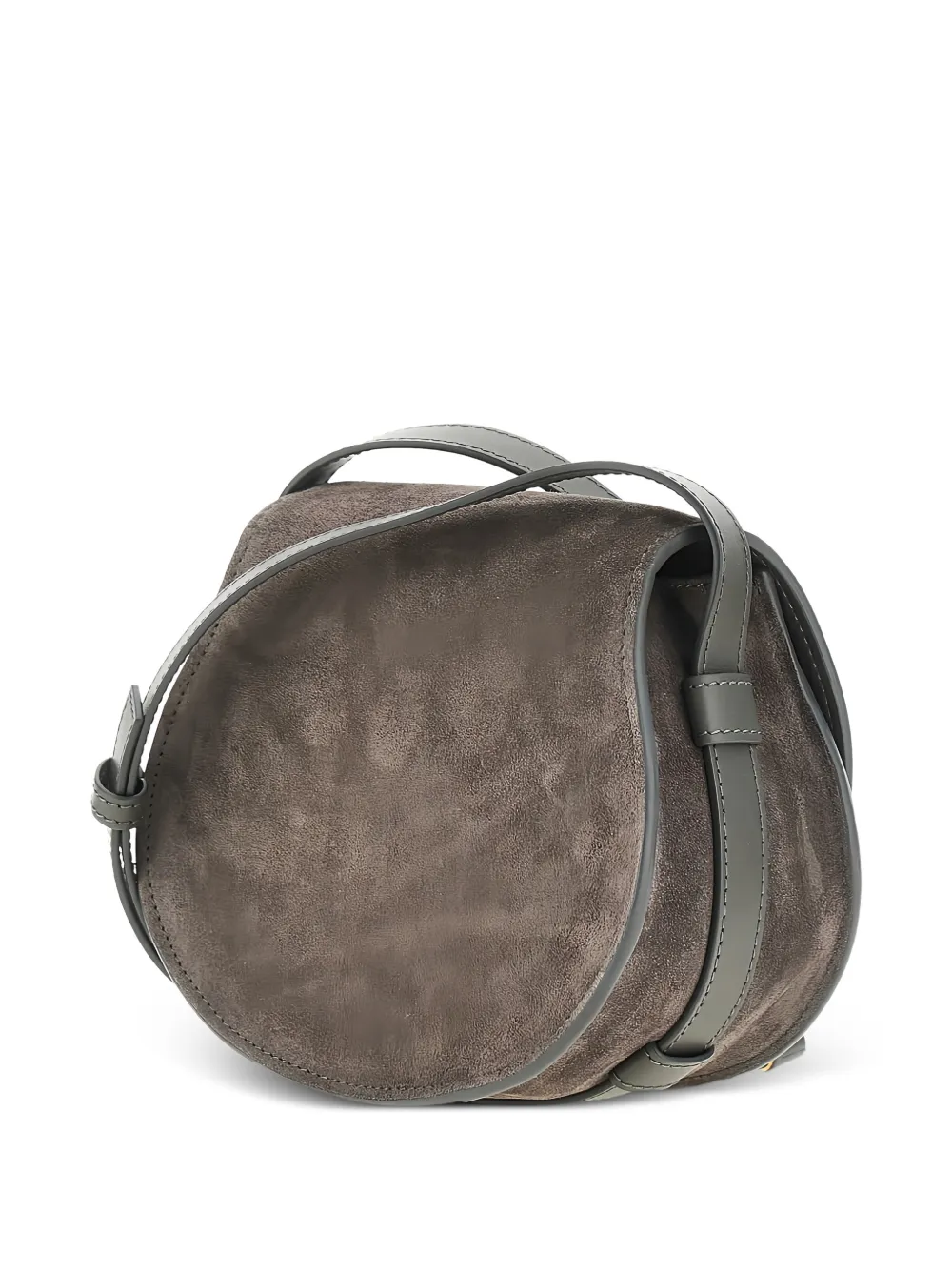  Chloé Small Marcie Suede Shoulder Bag - Grey 